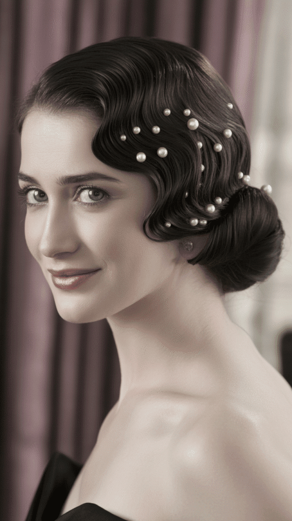 30 Step-by-Step 1930s Hairstyles Tutorial for a Retro Makeover 25 Side Bun with Waves