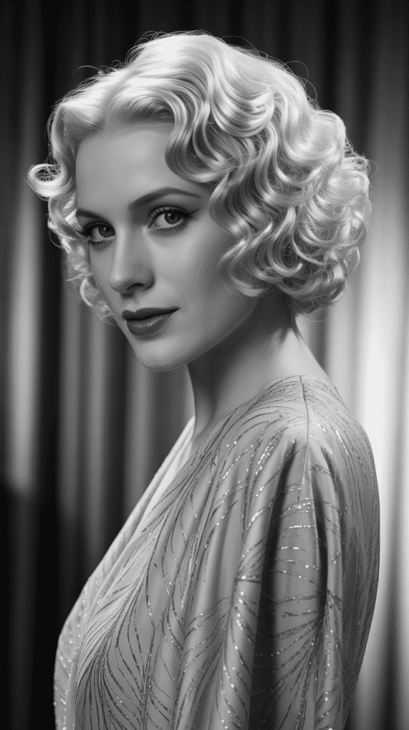 33 Elegant 1930s Updo Hairstyles for Long Hair You Must Try 31 Cascading Pin Curl Side Updo