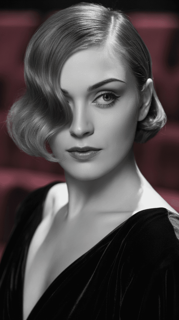 27 Chic 1930s Short Hairstyles Perfect for Timeless Look 18 The Peek-a-Boo Bob