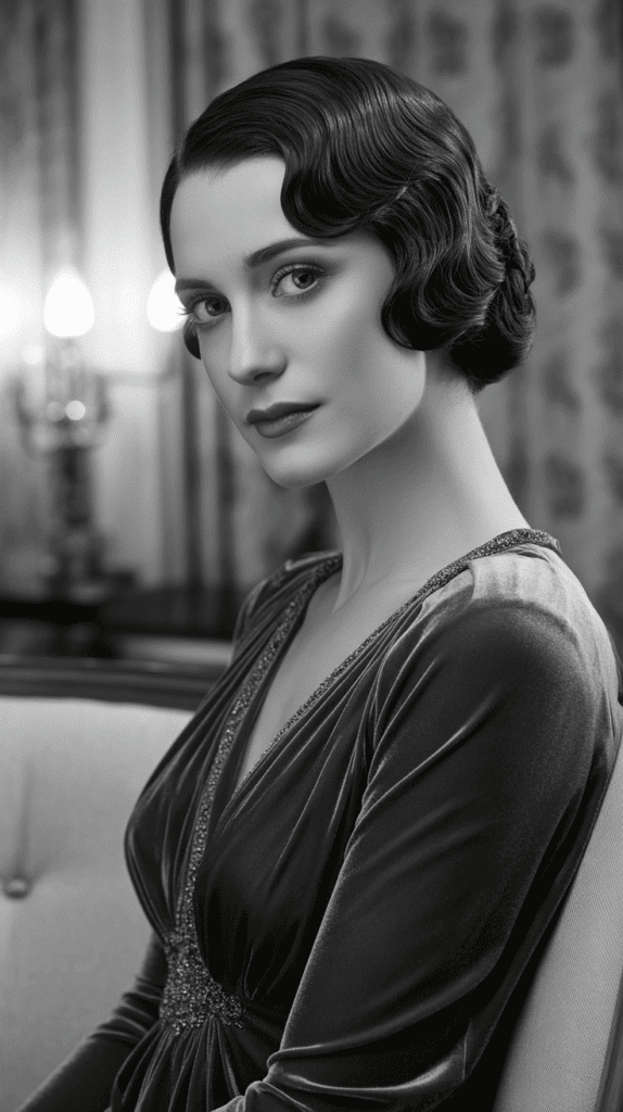 30 Elegant 1930s Hairstyles for Long Hair You'll Fall in Love With 12 Rolled Updo