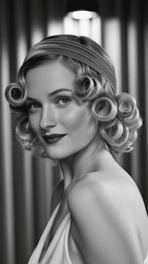 30 Beautiful 1930s Hairstyles for Black Women That Inspire Grace 25 Spiral Pin Curls with Side Volume