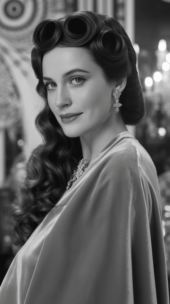 27 Classic 1930s Hairstyles That Bring Vintage Glamour Back 26 The Crown Roll with Curls