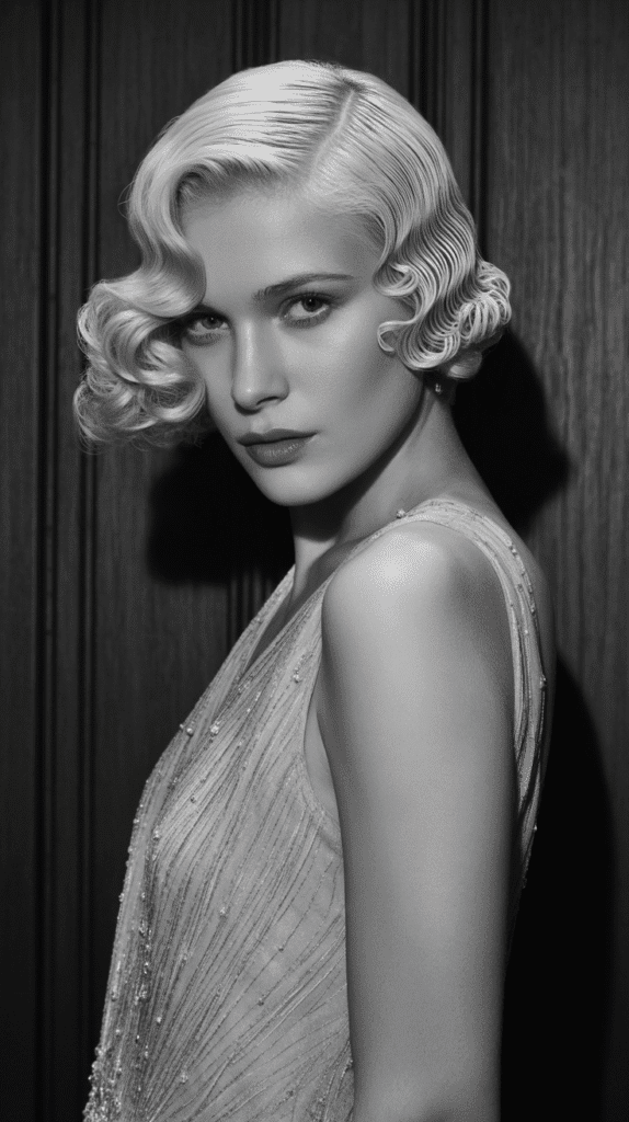 30 Step-by-Step 1930s Hairstyles Tutorial for a Retro Makeover 28 Structured Side Waves