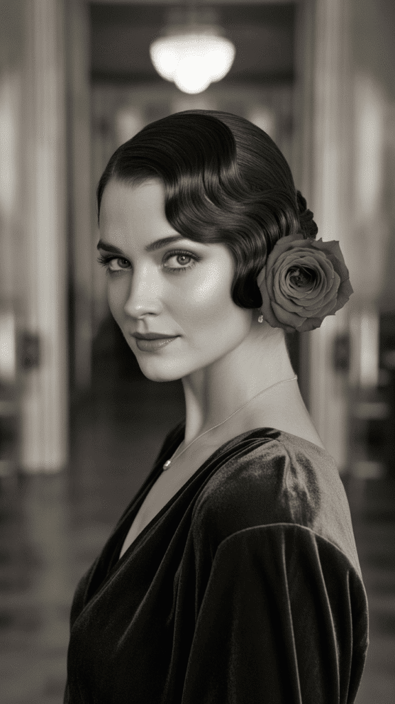 33 Elegant 1930s Updo Hairstyles for Long Hair You Must Try 30 Crossover Twist Updo