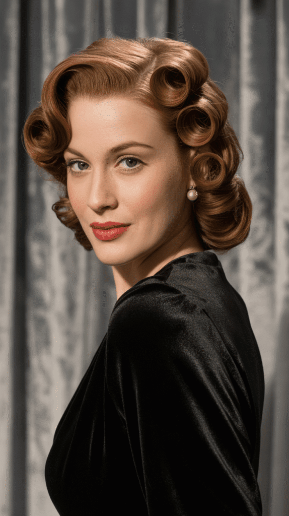 27 Aesthetic French Hairstyles That Elevate Your Look 23 Pinned Barrel Curls
