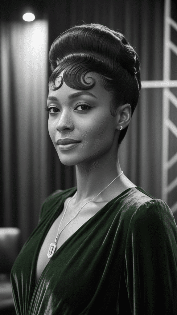 30 Beautiful 1930s Hairstyles for Black Women That Inspire Grace 9 Pompadour with Finger Waves