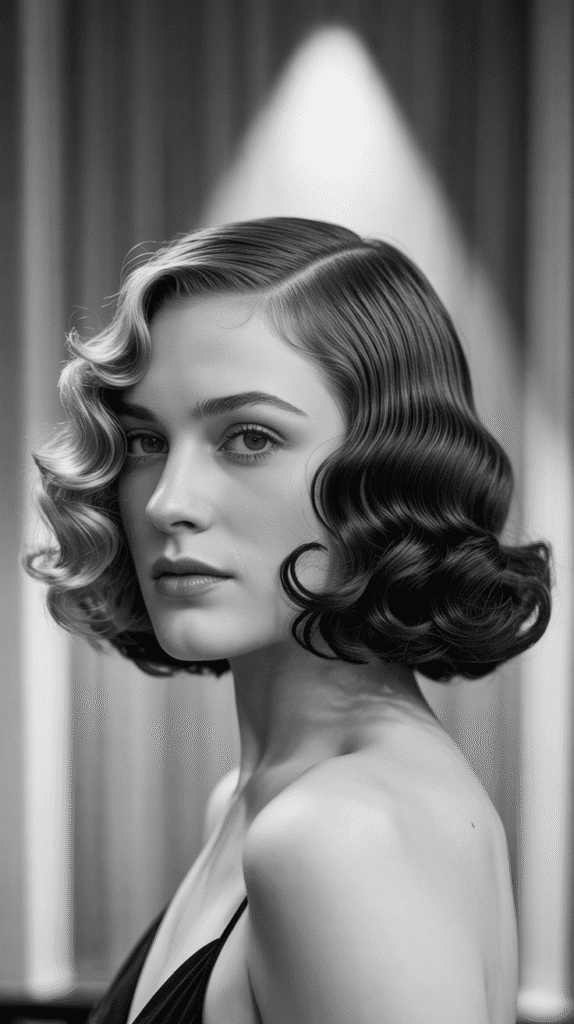 27 Chic 1930s Short Hairstyles Perfect for Timeless Look 8 The Asymmetrical Bob