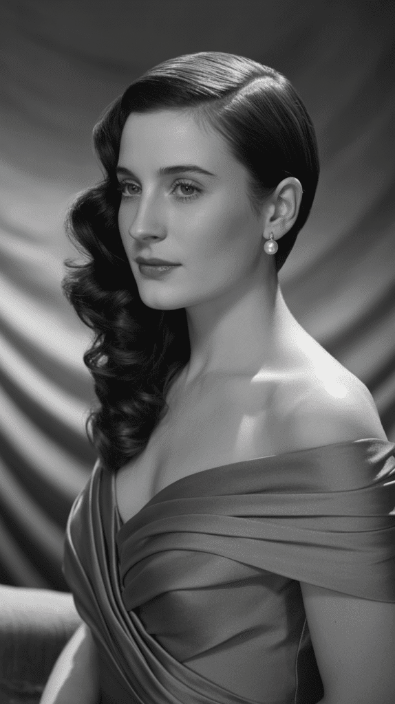 27 Classic 1930s Hairstyles That Bring Vintage Glamour Back 13 The Deep Side Sweep
