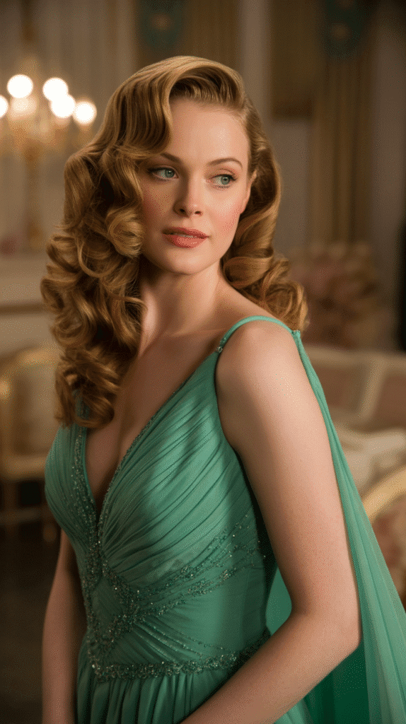 30 Elegant 1930s Hairstyles for Long Hair You'll Fall in Love With 15 Spiral Curls with Side Part