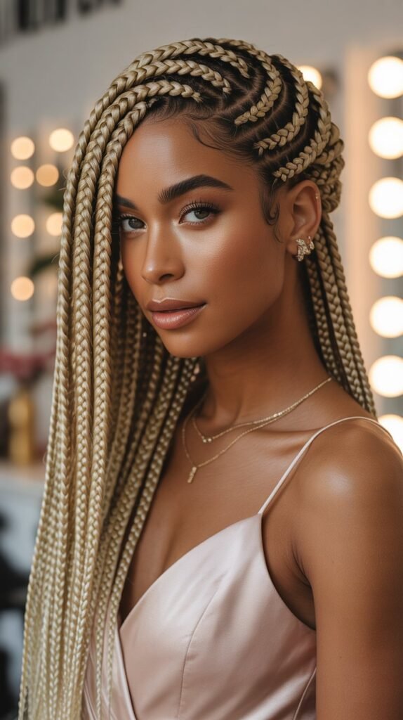 Lemonade Braids Side-Swept
