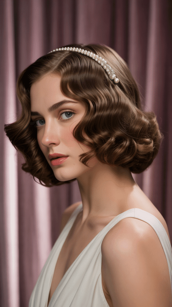 30 Step-by-Step 1930s Hairstyles Tutorial for a Retro Makeover 9 Deep Wave Bob