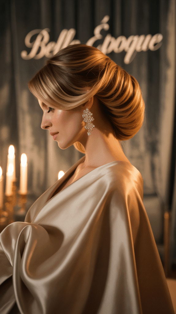 33 Elegant Christmas Party Updo Hairstyles for a Glam Look 31 Voluminous Side Bun