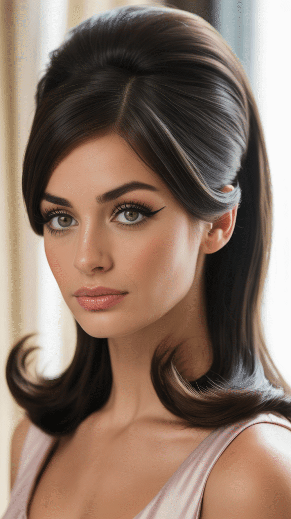 26 Stunning Whimsical Half-Up Hairstyles Perfect for Everyday Magic 14 Voluminous Bouffant Half-Up