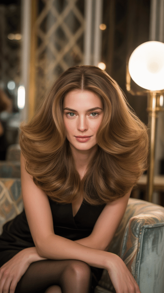 30 Elegant French Hairstyles for Long Hair That Turn Heads 10 The Voluminous Blowout