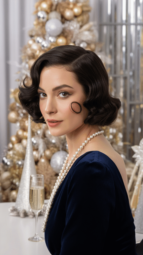 27 Stylish Christmas Party Hairstyles for Mid-Length Hair to Try Now 13 Faux Bob Tuck