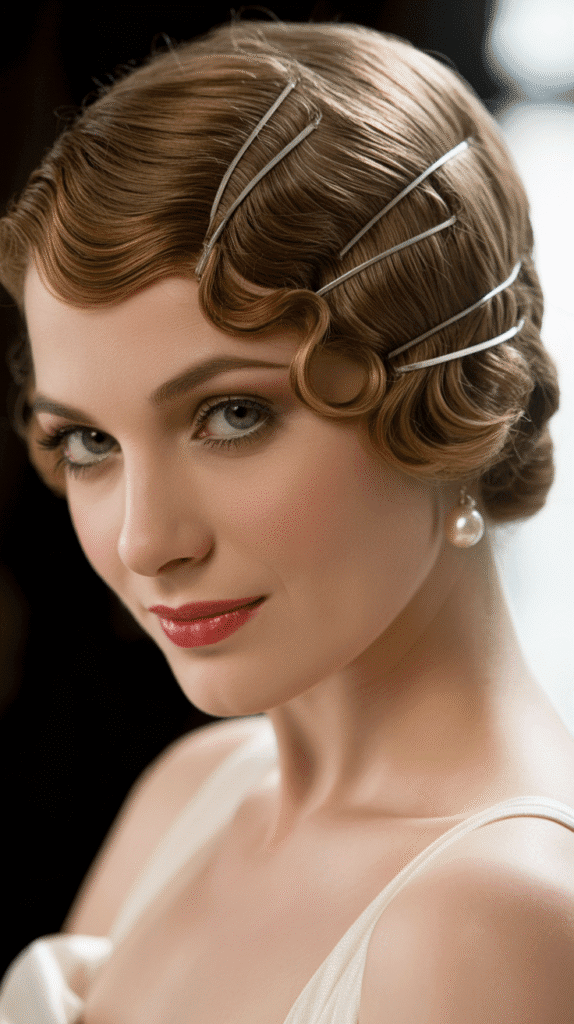 37 Easy Hairstyles to Keep Hair Out of Your Face 37 Pin-Curled Updo