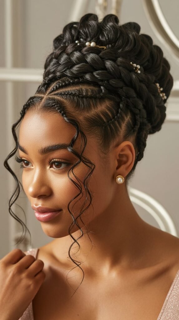 Twisted Crown Updo
