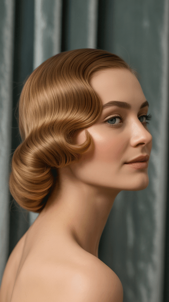 33 Vintage 1930s Updo Hairstyles for Special Occasions 15 Vintage Roll and Tuck