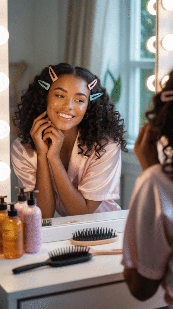 Best Way to Cut Curly Hair at Home 3 Preparing Your Hair for Cutting