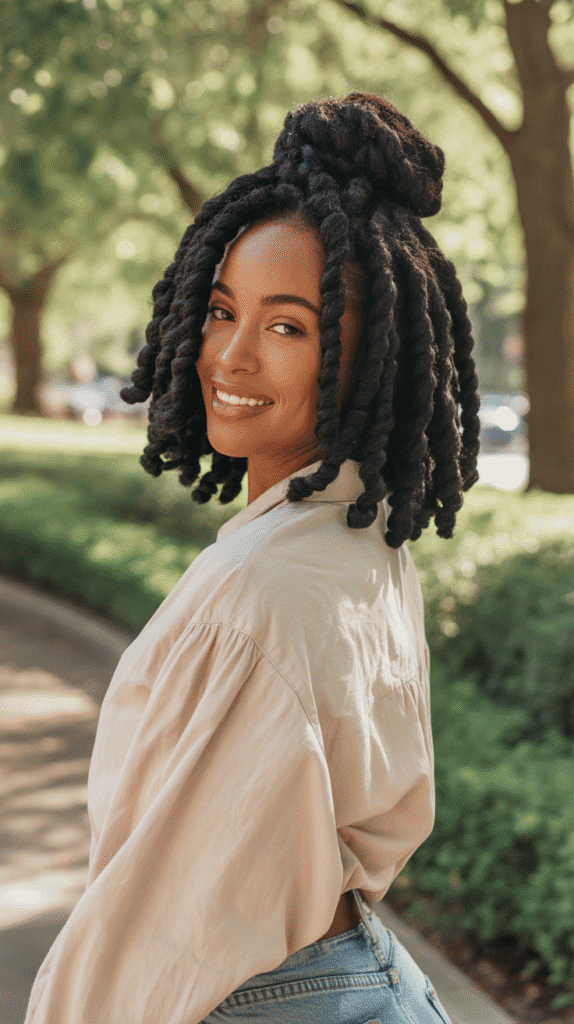 25 Simple Braided Hairstyles for Black Women 7 Havana Twists