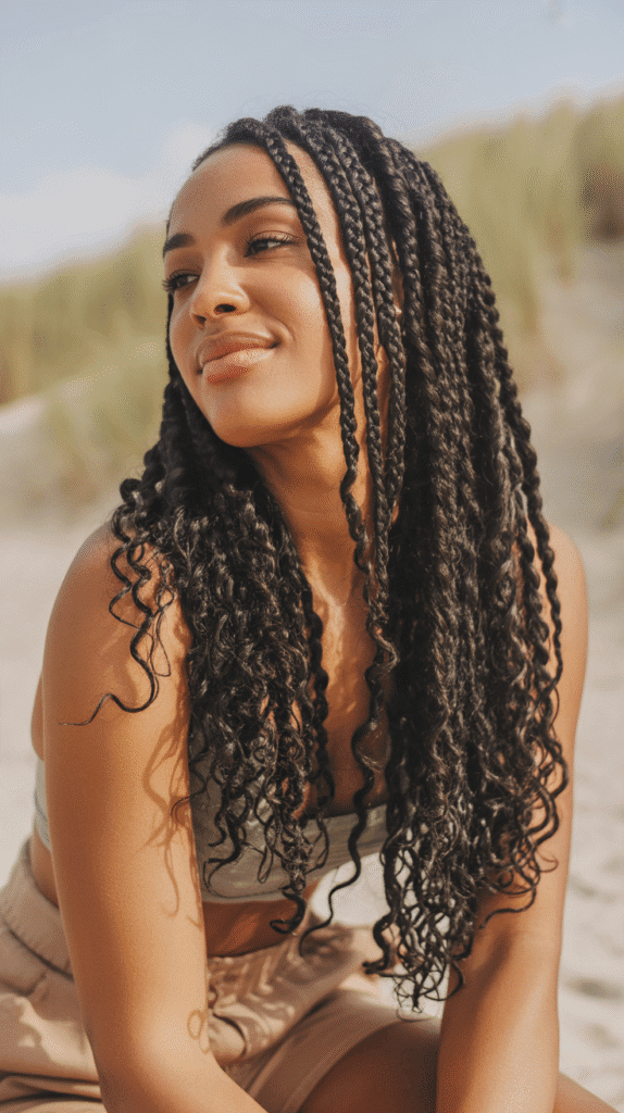 Bohemian Box Braids