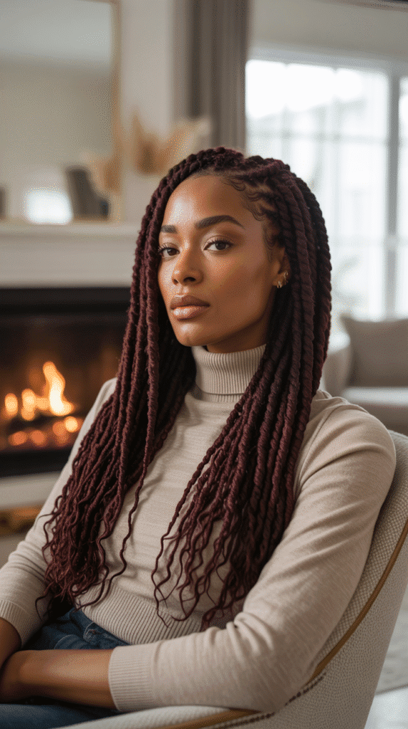 28 Protective Winter Hairstyles for Black Women with 4C Hair 2 Senegalese Twists
