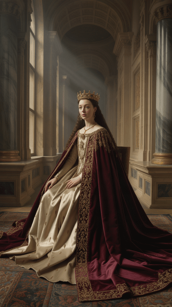 30 Regal Medieval Hairstyles for Princesses and Queens 29 The Split Crown with Circlet