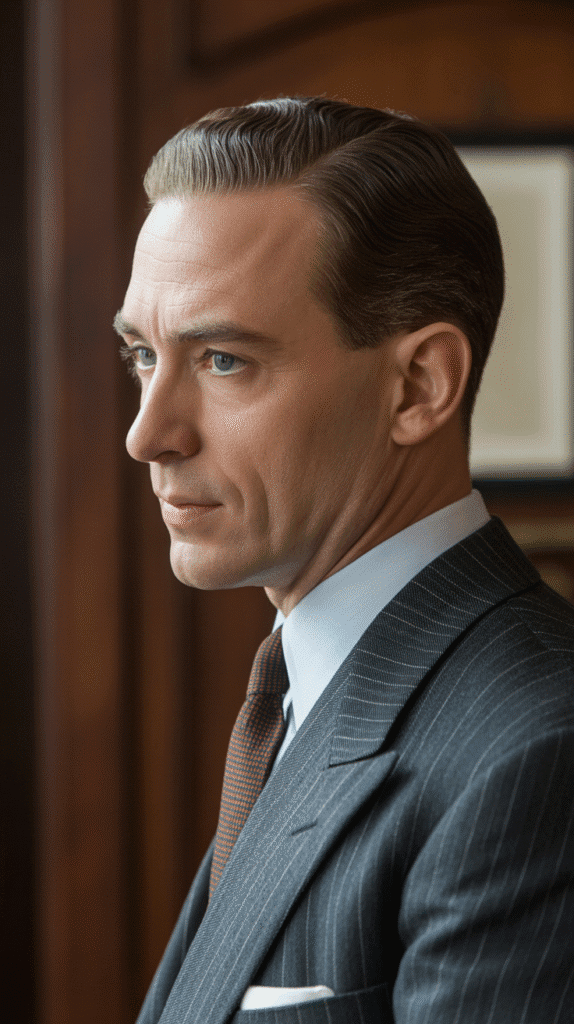 33 Stylish 1930s Hairstyles for Men That Define Retro Charm 26 The Conservative Temple Trim