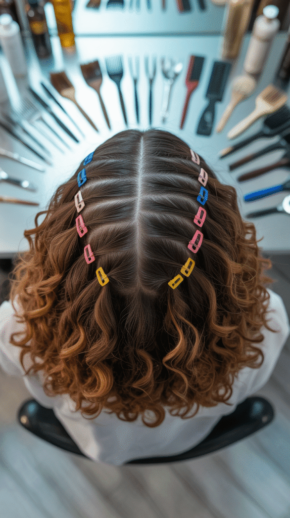 How to Cut Short Curly Hair at Home – Easy DIY Tutorial 4 Sectioning Your Hair Properly