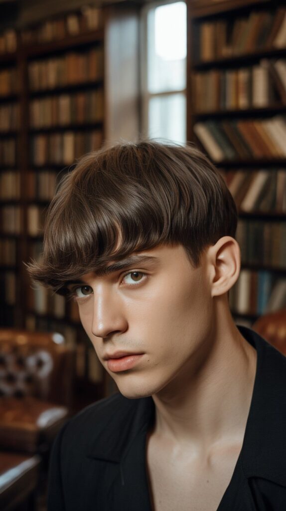 30 Latest French Hairstyles for Men That Exude Style 26 French Curtain Cut