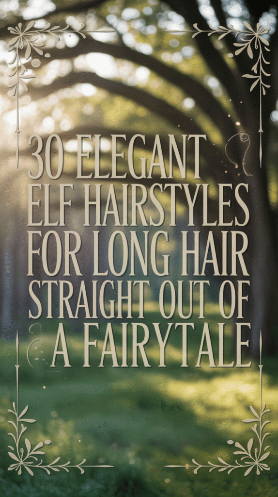30 Elegant Elf Hairstyles for Long Hair Straight Out of a Fairytale Elegant Elf Hairstyles for Long Hair Straight Out of a Fairytale"