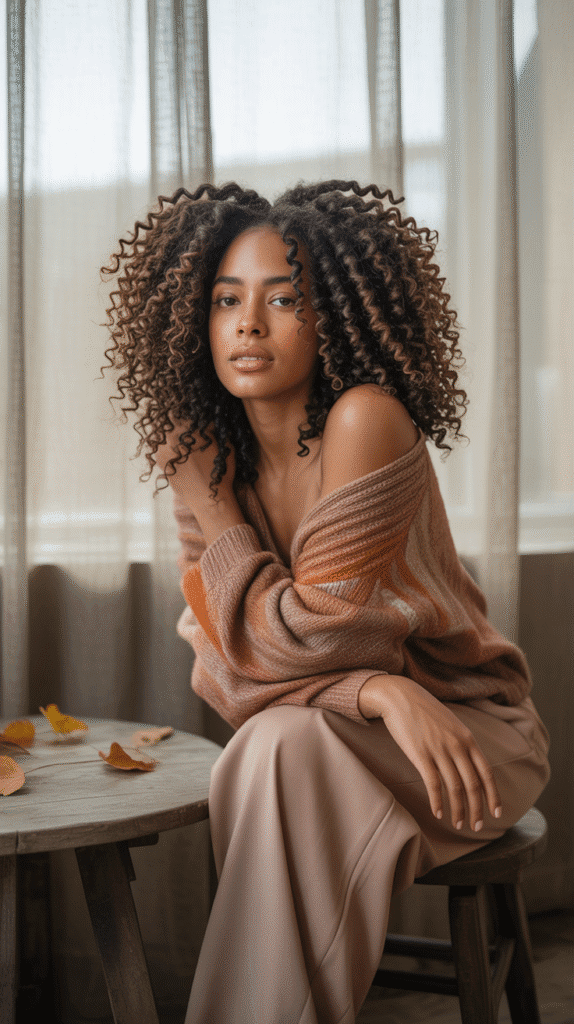 25 Stunning Winter Weave Hairstyles for Black Women That Slay All Season 23 Chunky Twist Out Weave