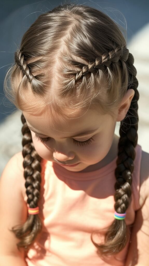 French Braid Pigtails