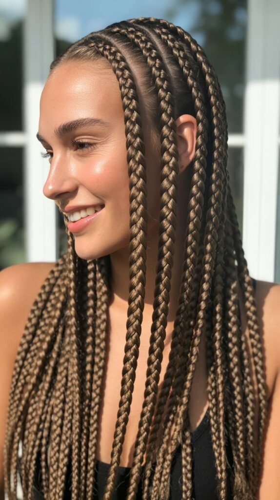 Boxer Braids (Double Dutch Braids)