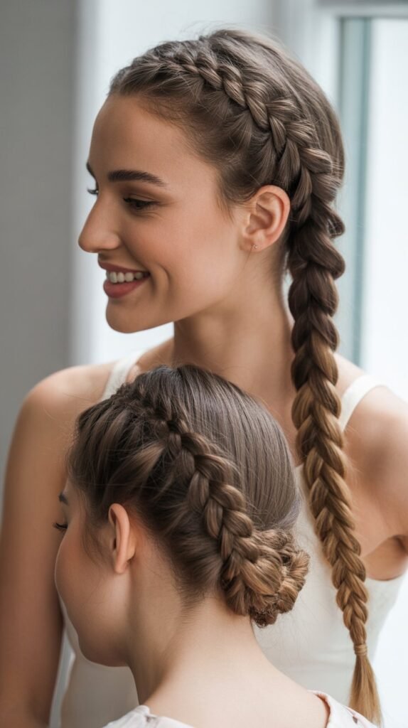 Trendy Braided Hairstyles Without Curls