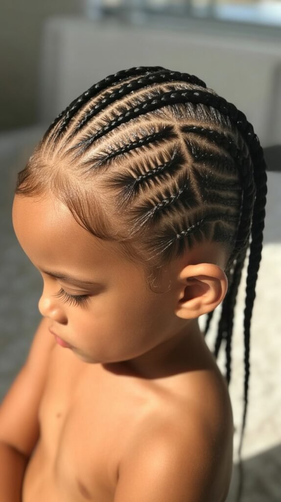Criss-Cross Cornrows