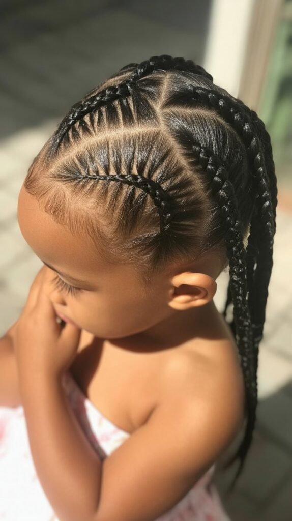 Heart-Shaped Braided Design