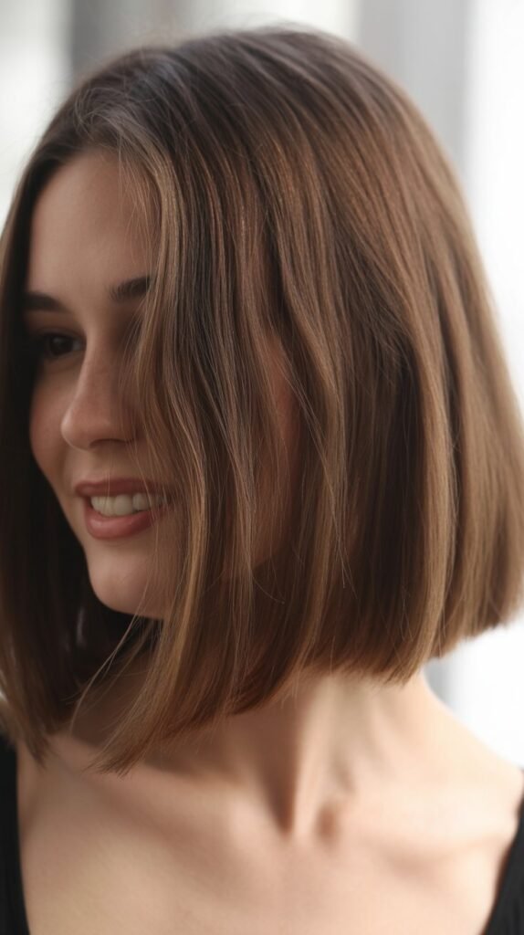 Blunt Cut with Subtle Layers