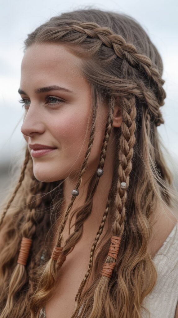 Half-Up Braided Crown