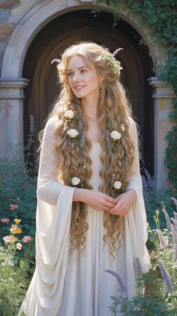 33 Step-by-Step Medieval Hairstyles for Princesses 29 a painterly illustration depicts a medie nAVZTTvZT22NYUhMr5klPQ v5gk5CZ6TgG4 vGSL6M9EA