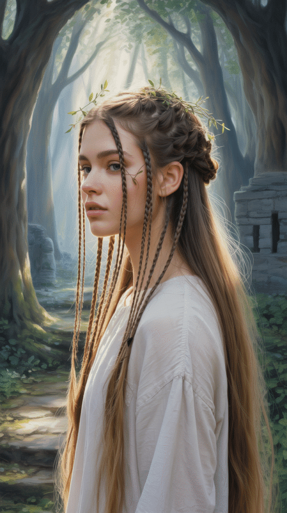 30 Fairytale-Inspired Medieval Hairstyles for Princesses 25 Elven-Inspired Medieval Half-Up