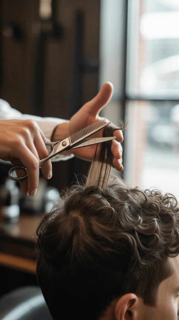 How to Cut Men's Curly Hair at Home – Simple Step-by-Step 5 The Dry Cutting Method for Defined Curls