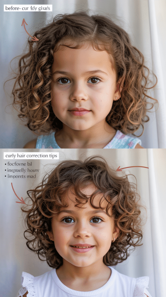 How to Cut Curly Hair for Kids at Home – Safe & Easy Method 8 How to Fix Common Mistakes During the Cutting Process