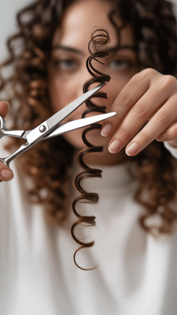 Best Way to Cut Curly Hair at Home 4 The Dry Cutting Method