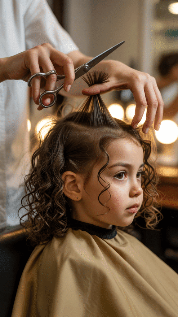 How to Cut Curly Hair for Kids at Home – Safe & Easy Method 4 Step-by-Step: The Dry Cutting Method for Kids' Curly Hair