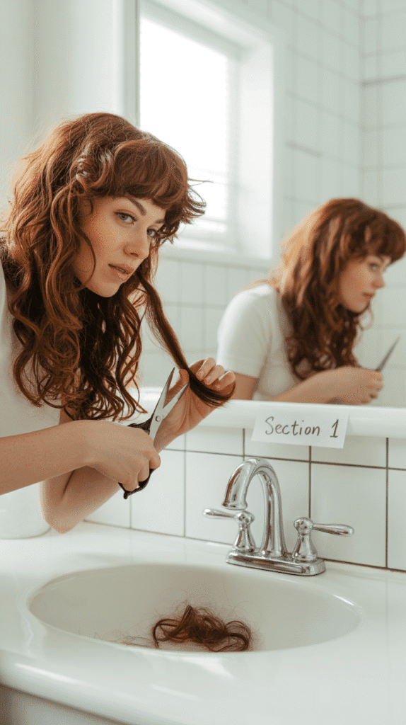 How to Cut Curly Hair with Bangs at Home – Simple Step-by-Step Guide 6 Step-by-Step Cutting Process for Beginners