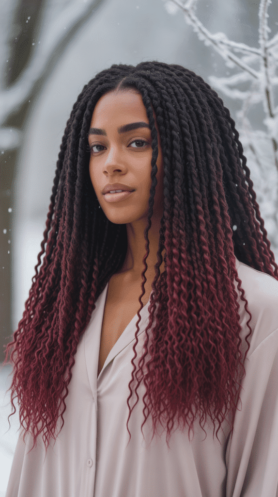 30 Gorgeous Winter Wig Styles for Black Women You'll Want to Try Now 19 Ombre Passion Twists