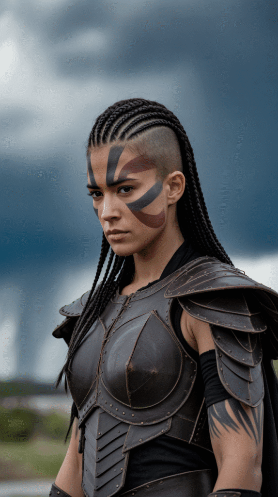 33 Chic Medieval Hairstyles for Short-Haired Princesses 17 The Medieval Mohawk
