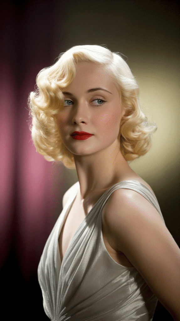 27 Chic 1930s Short Hairstyles Perfect for Timeless Look 12 The Side-Swept Wave
