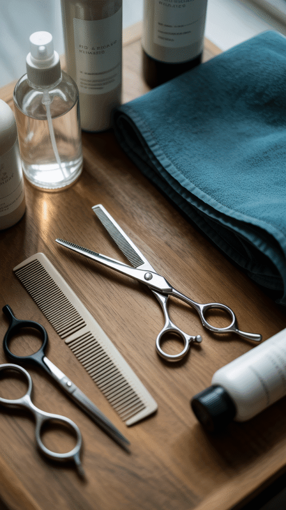 How to Cut Men's Curly Hair at Home – Simple Step-by-Step 2 Essential Tools and Products You'll Need